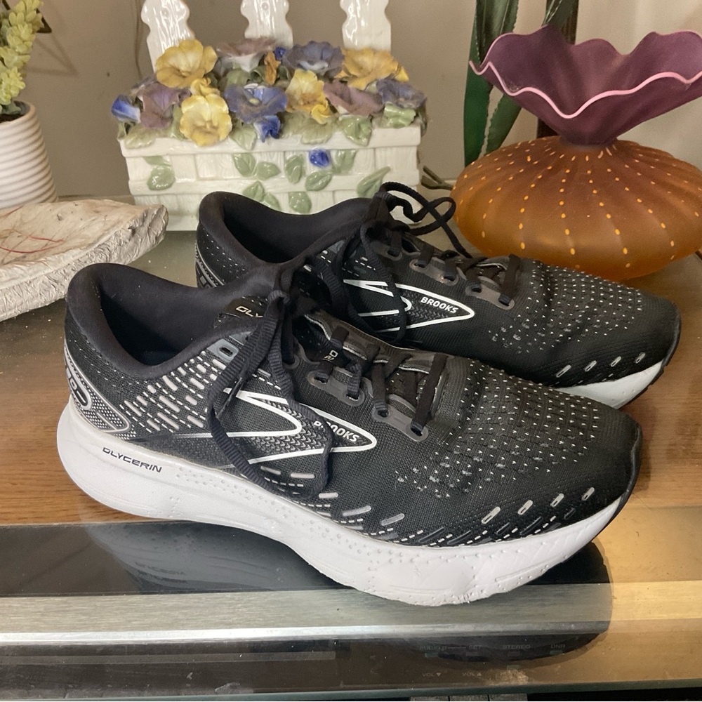 BROOKS WOMENS GLYCERIN 20 RUNNING SHOES SZ 8.5 Wide(D)